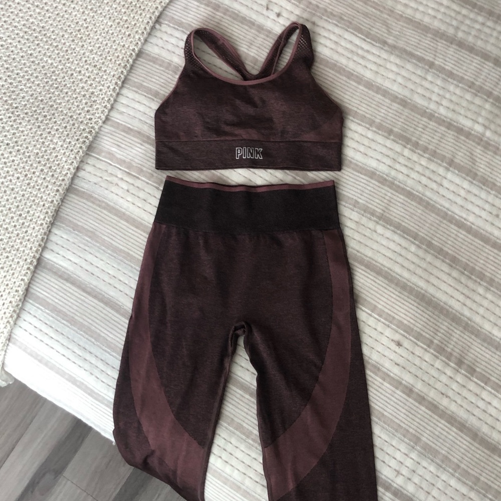 Pink legging duo